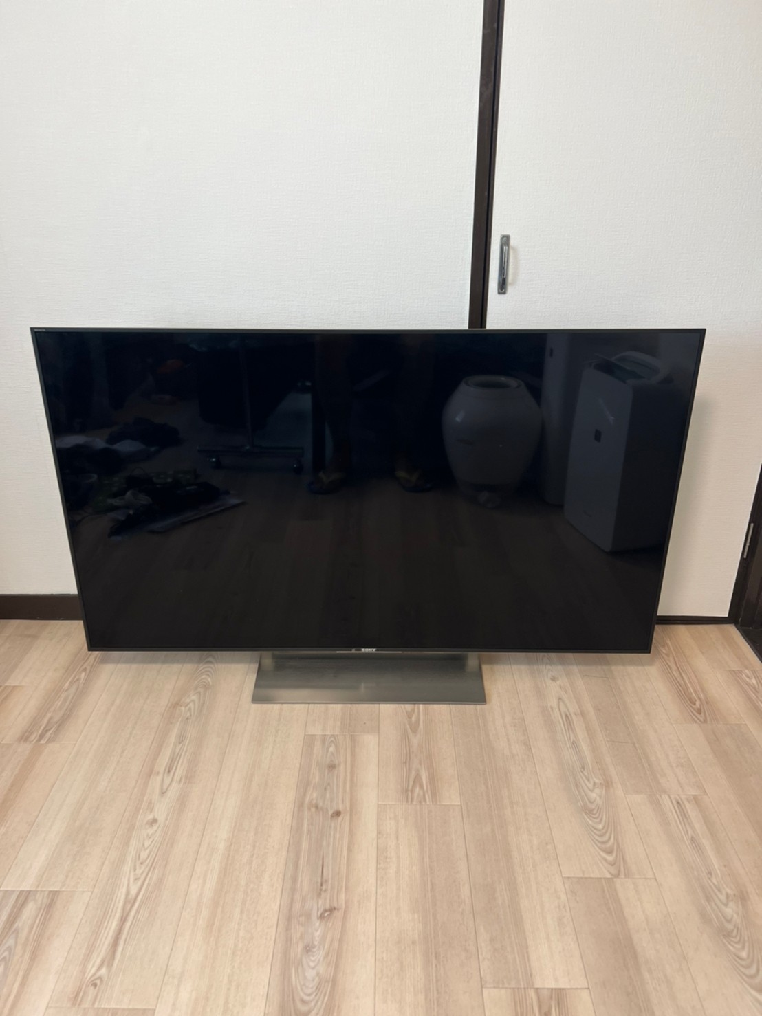 SONY液晶テレビKJ-55X9000E、MITSUBISHI衣類乾燥機MJ-P180RX-W他を出張 
