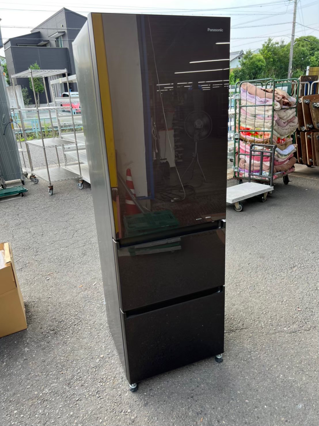Panasonic 3ドア冷蔵庫 NR-C371GN-T 2020年製を出張買取しました！