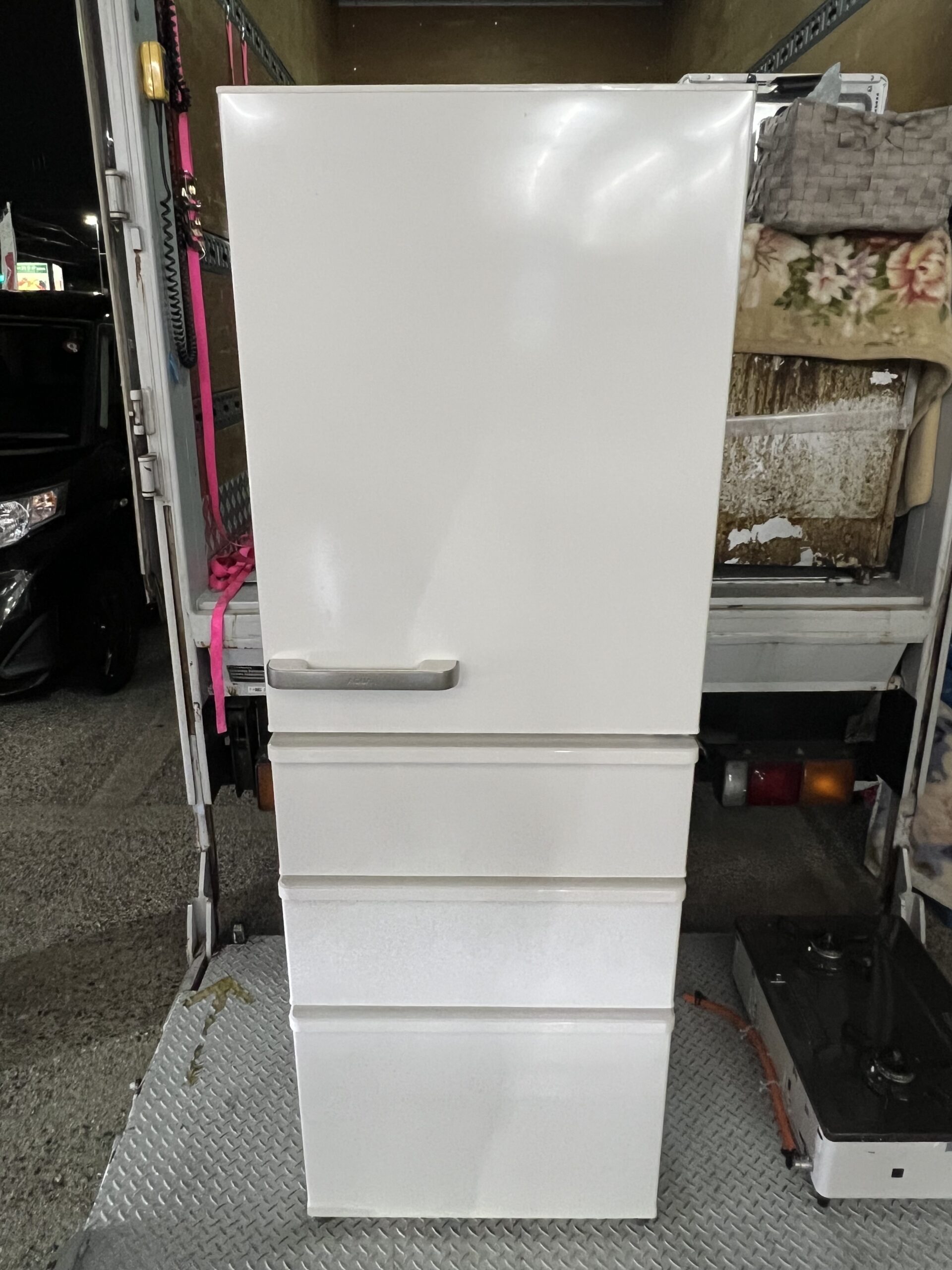 AQUA 4ドア冷蔵庫 AQR-36J(W) 2020年製を出張買取しました！大型冷蔵庫買取 