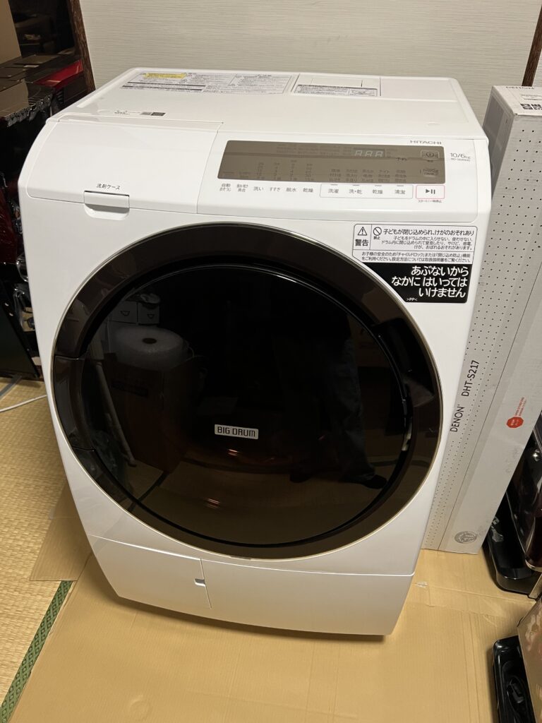HITACHI ドラム式洗濯機 BD-SG100GL 2022年製を出張買取！ドラム式洗濯 