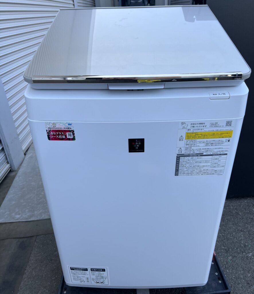 SHARP 縦形洗濯乾燥機　ES-PW8D買取、出張買取