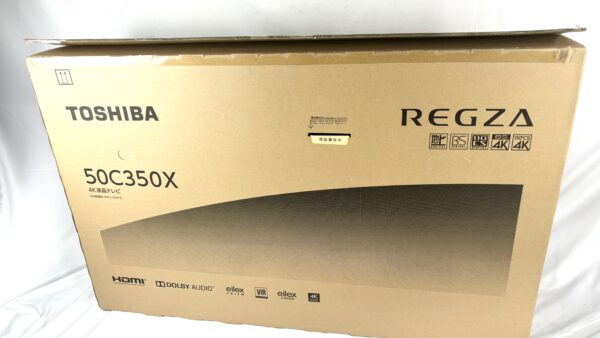 4K液晶テレビ TOSHIBA 50C350X 2024年製を買取！液晶テレビ買取