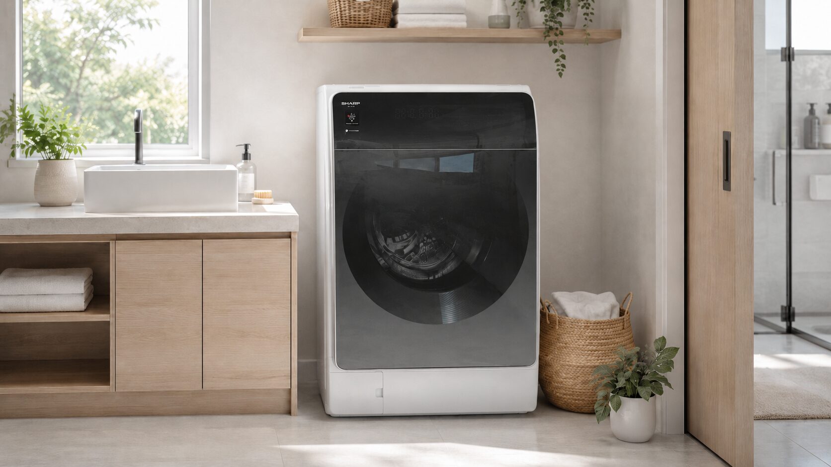 sharp シャープドラム式洗濯機、洗濯機買取、出張買取