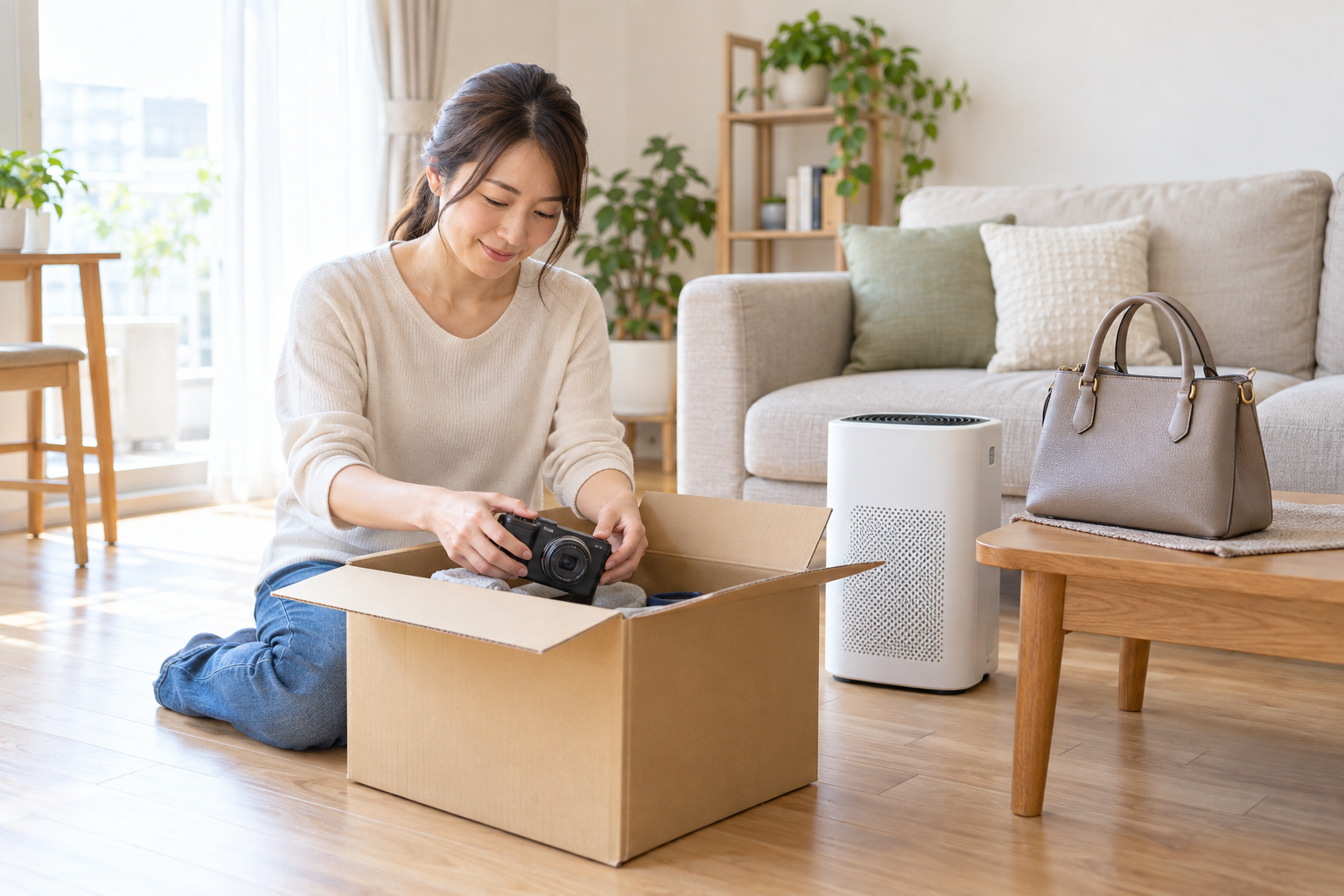 部屋の片付け・断捨離の買取依頼